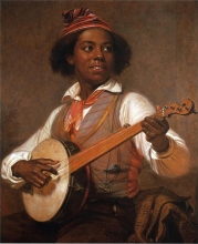 Гра на банджо. 1856 р.